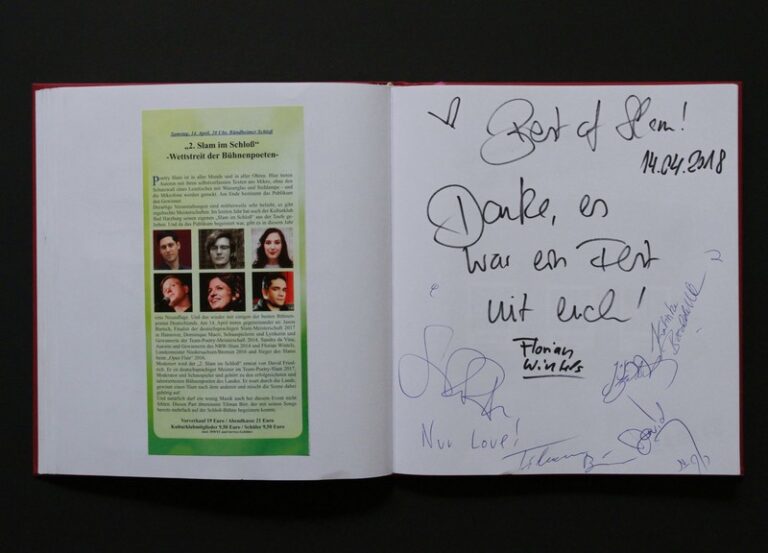 2. Slam im Schloß - 14. April 2018