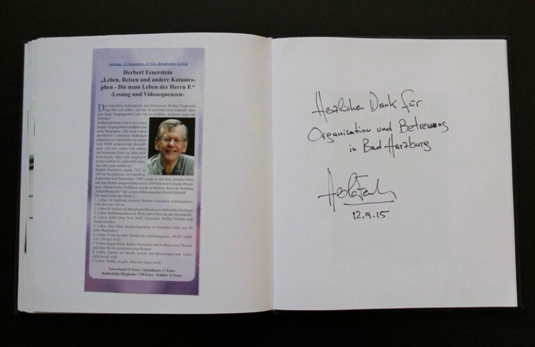 Herbert Feuerstein - 12. September 2015