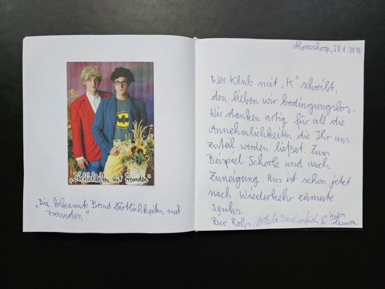 Zärtlichkeiten mit Freunden - 21. September 2024