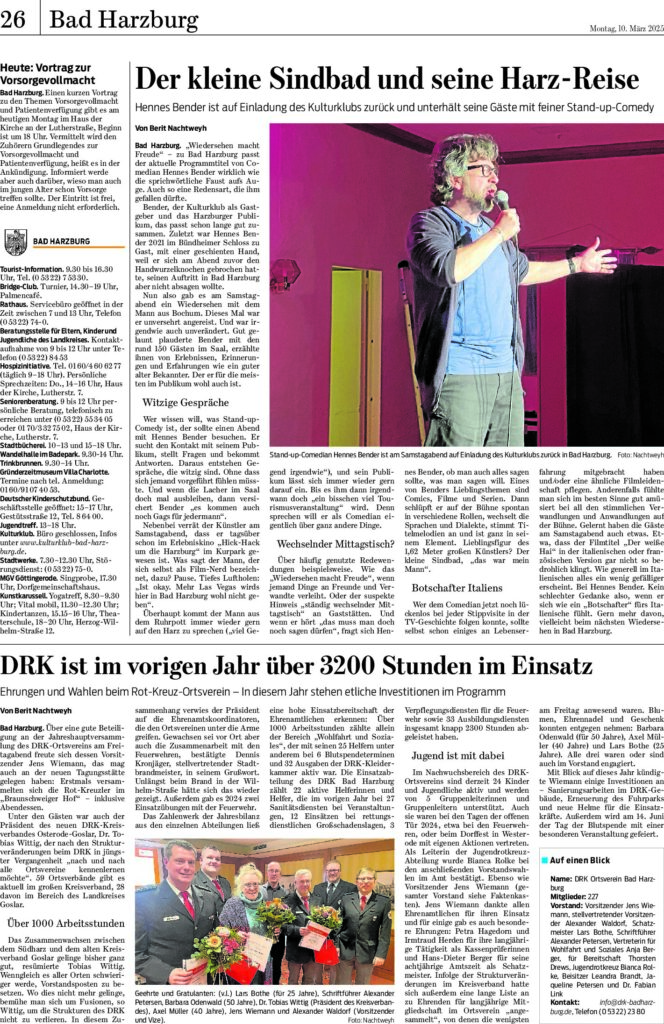 thumbnail of Hennes Bender – Wiedersehen macht Freude – Der kleine Sindbad und seine Harz-Reise