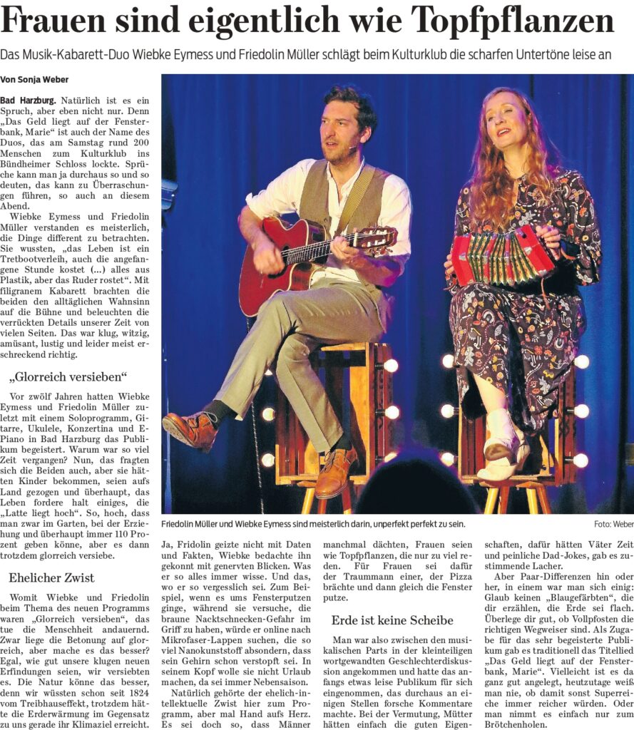 thumbnail of Das Geld liegt auf der Fensterbank, Marie