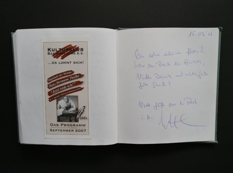 Hans Hermann Thielke - 15. September 2007