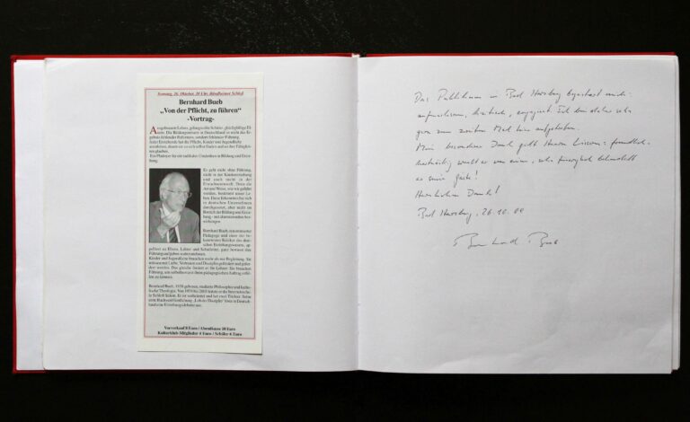 Bernhard Bueb - 26. Oktober 2008