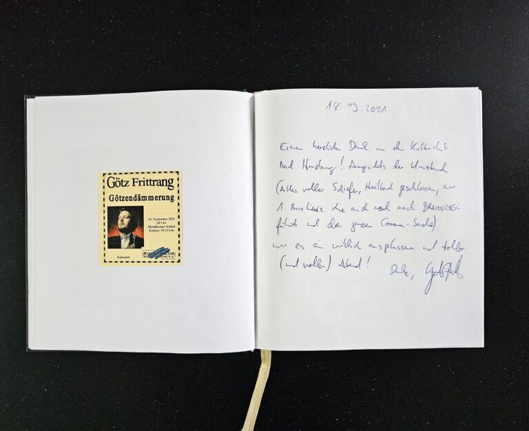 Götz Frittrang - 18. September 2021