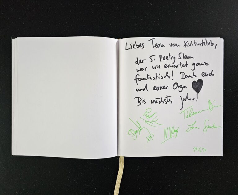 Poetry Slam 5 - 21. Mai 2022