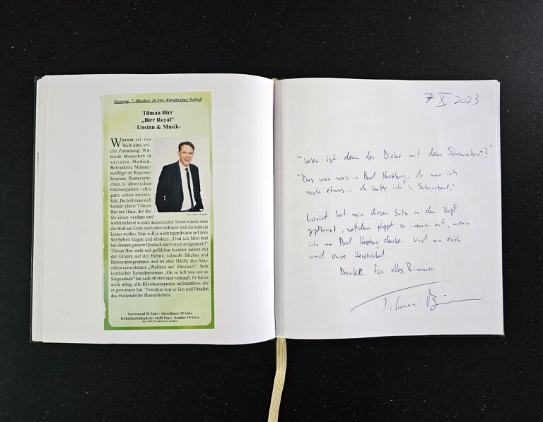 Tilman Birr - 7. Oktober 2023