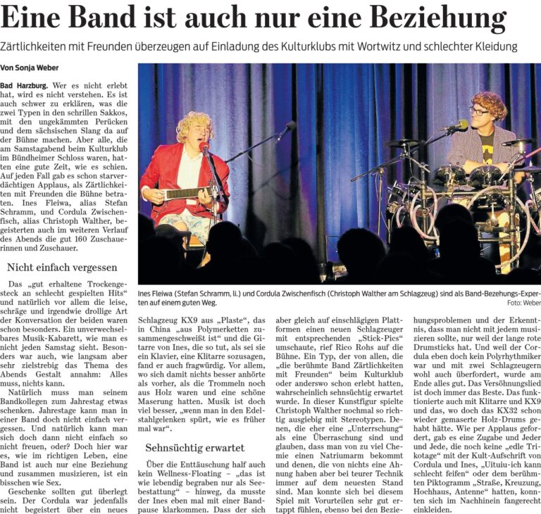 Zärtlichkeiten mit Freunden