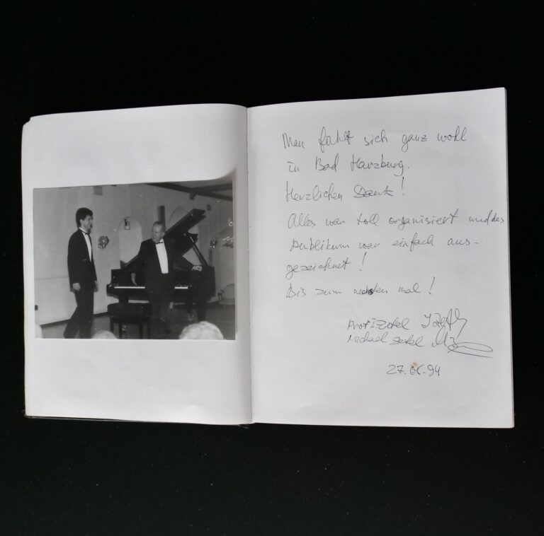 Michael und Prof. I. Zetel - 27. Mai 1994