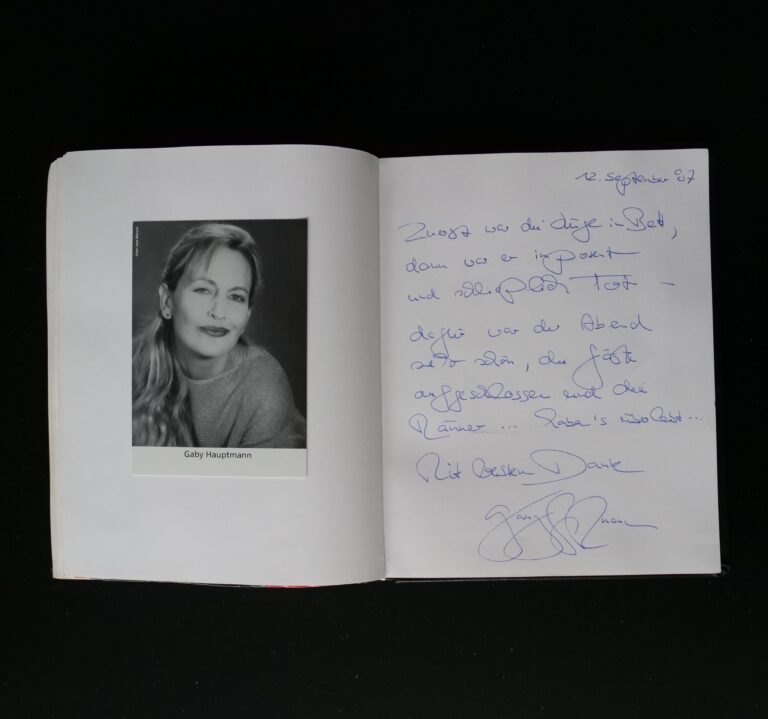 Gaby Hauptmann - 12. September 1997