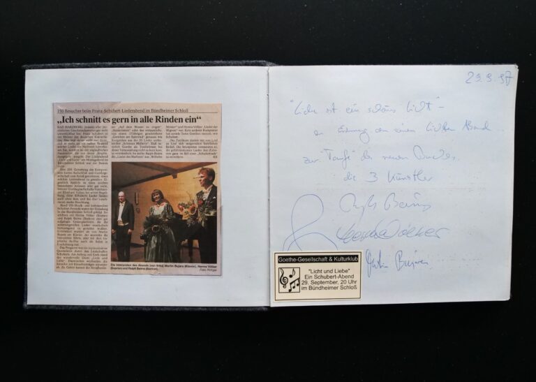 Herma Völker, Ralph Beims und Martin Bujara - 29. September 1997