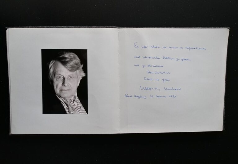 Wolfgang Leonhard - 25. November 1998