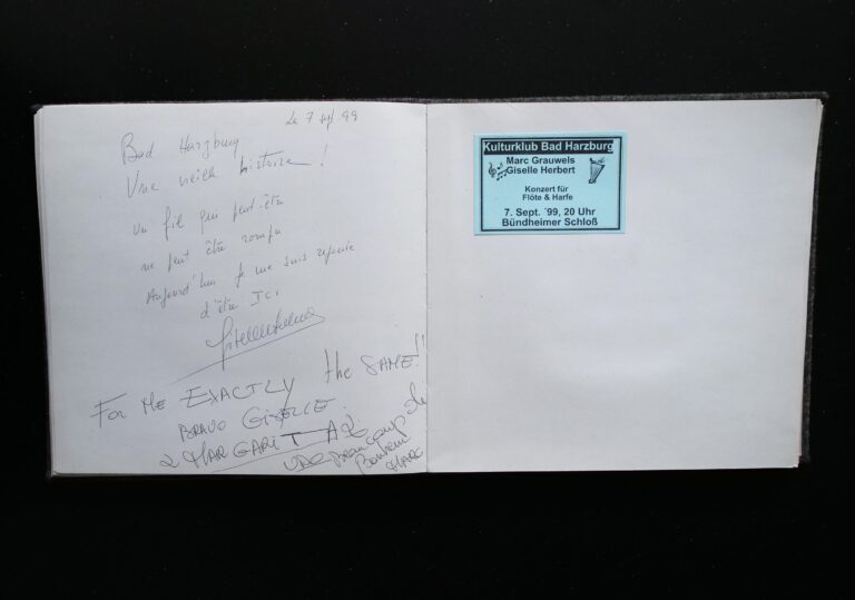 Marc Grauweis und Giselle Herbert - 7. September 1999