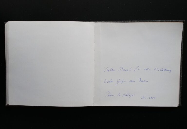 Ilona M. Hilliges - 9. Dezember 2000