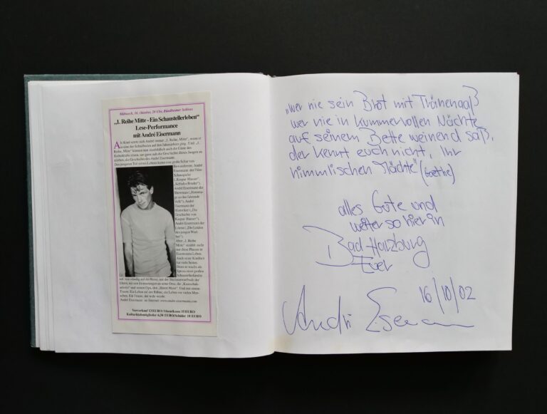 André Eisermann - 16. Oktober 2002