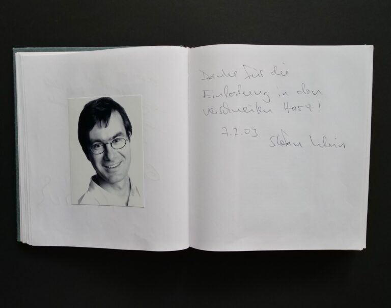 Stefan Klein - 7. Februar 2003