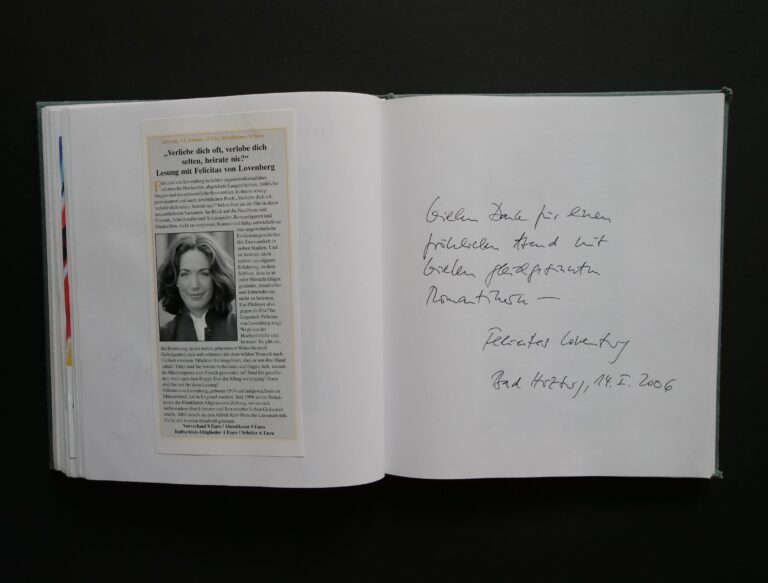 Felicitas von Lovenberg - 14. Januar 2006