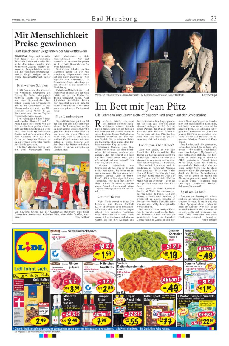 Rainer Bielfeldt und Ole Lehmann