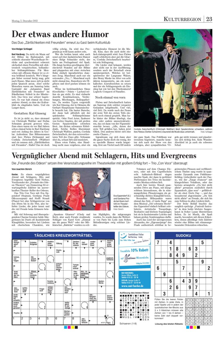 Zärtlichkeiten mit Freunden