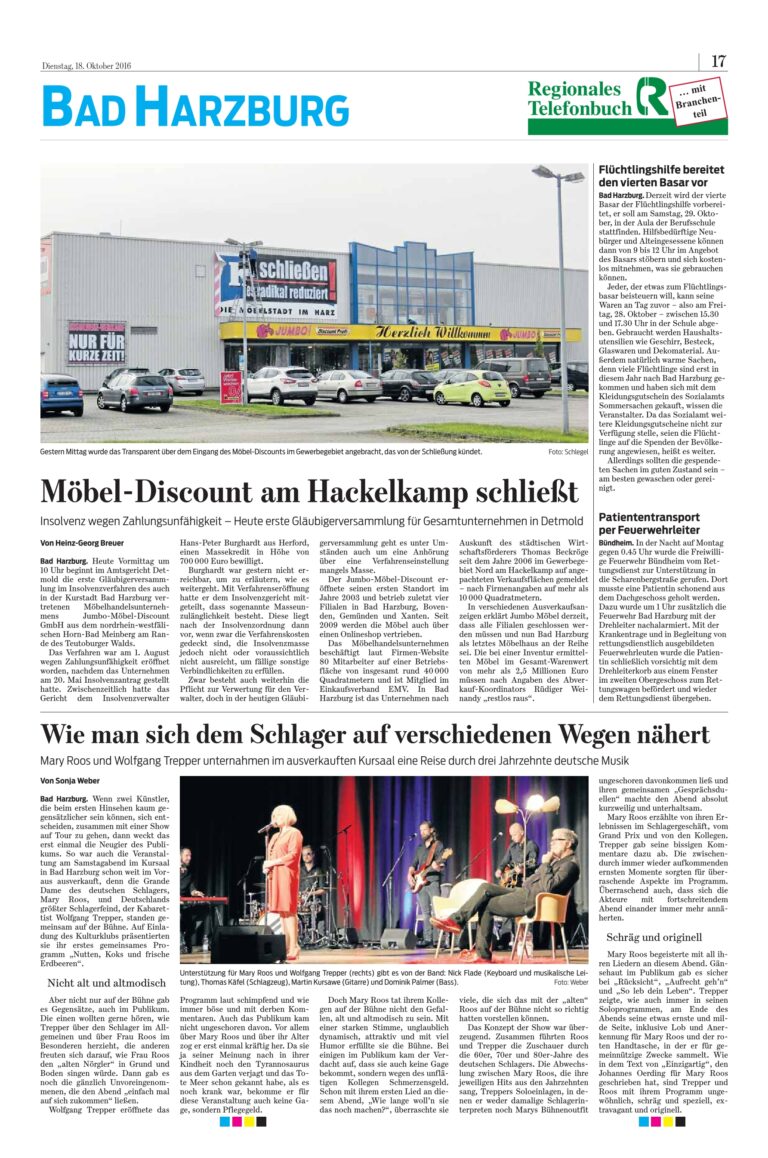 Wolfgang Trepper und Mary Roos