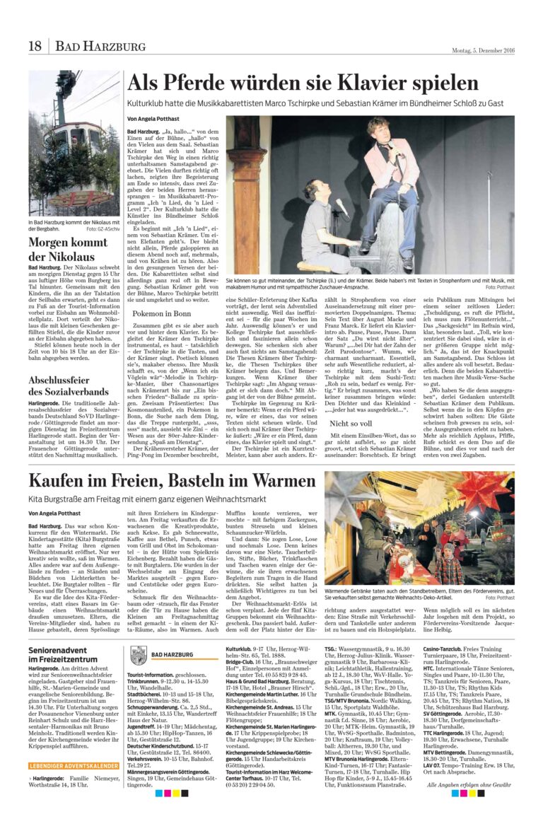 Marco Tschirpke und Sebastian Kraemer