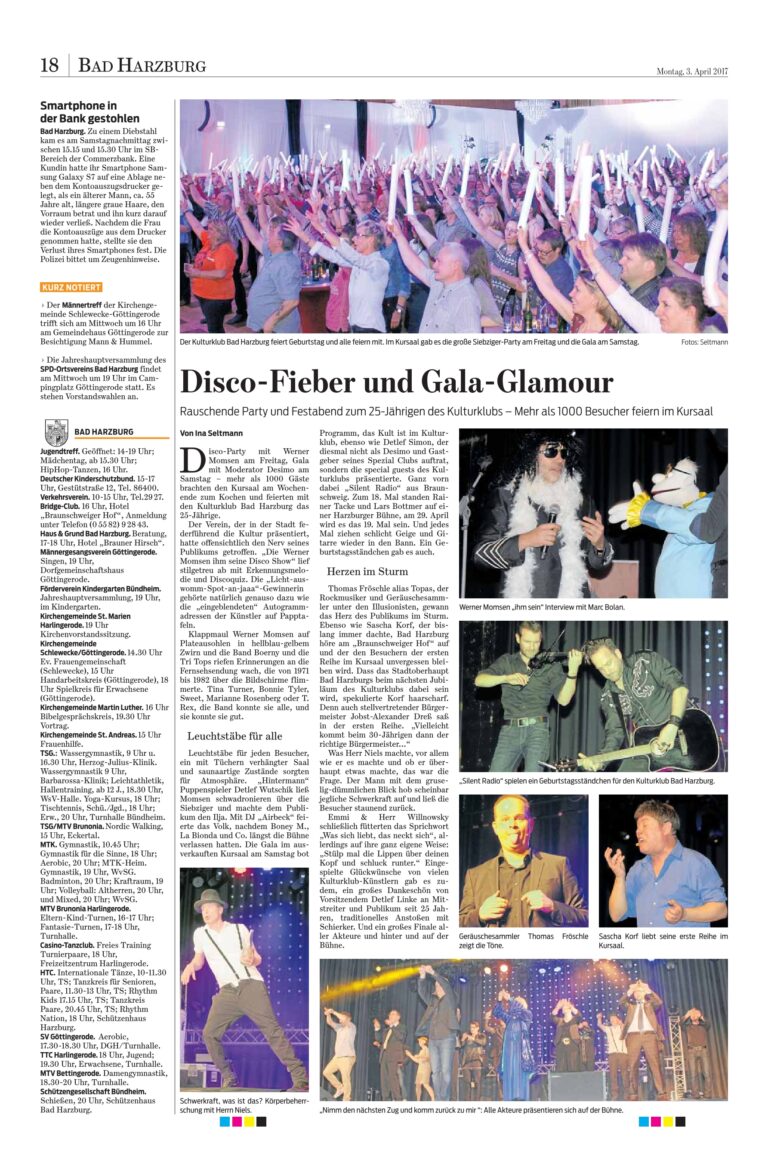 Kulturklub-Jubiläum