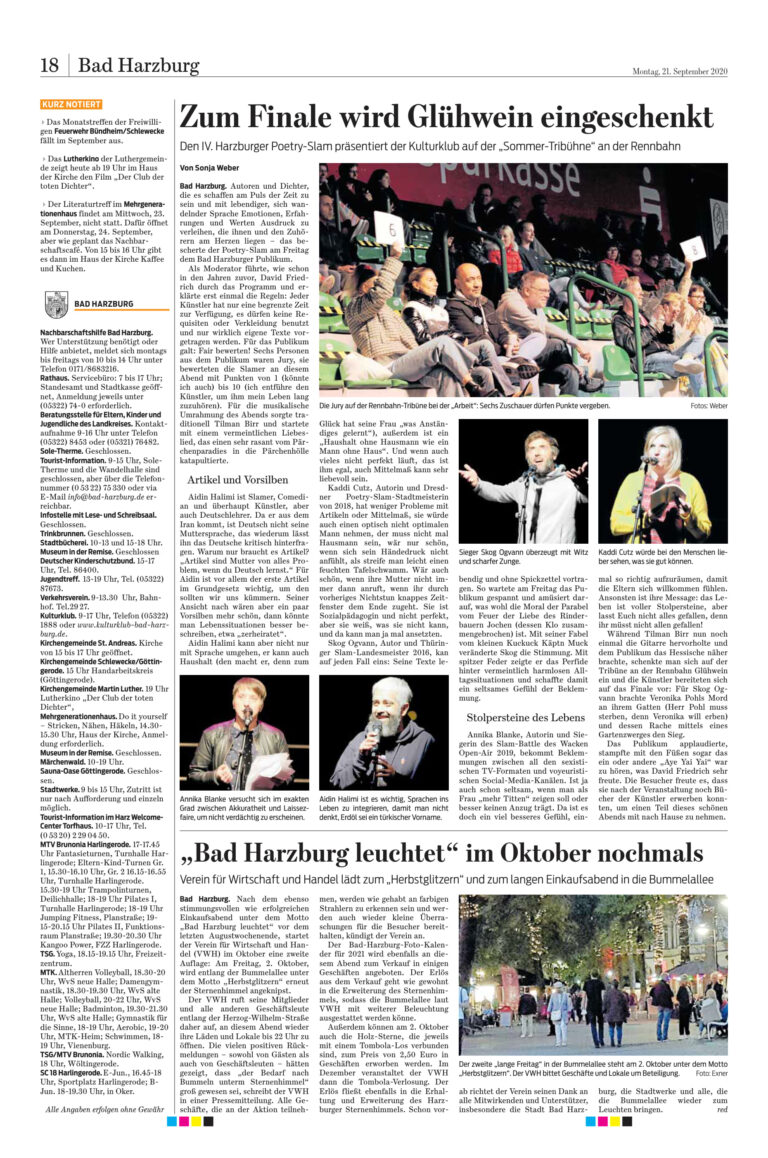 Harzburger Poetry Slam