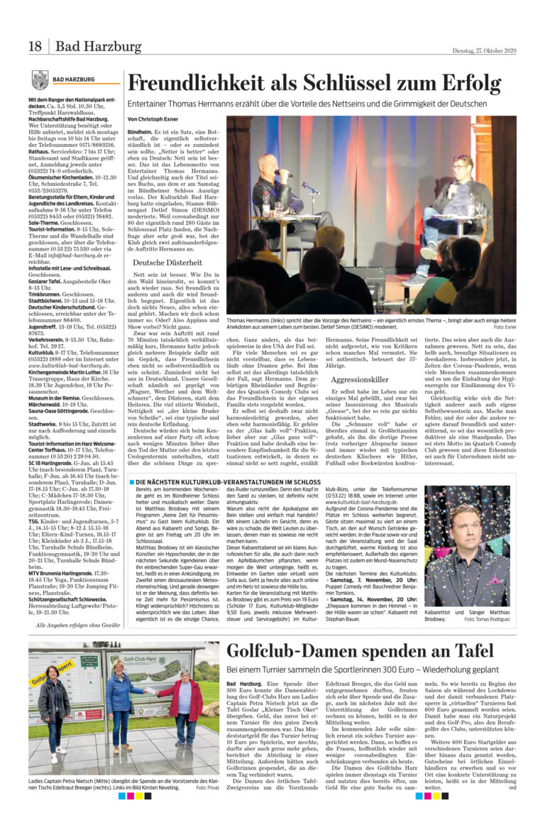 Thomas Hermanns und Detlef Simon