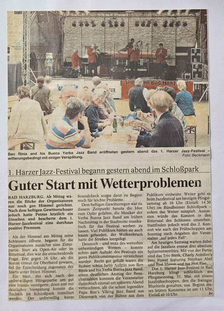 1. Harzer Jazz-Festival I