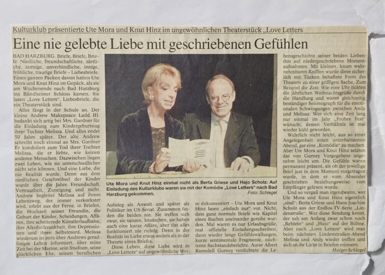 Ute Mora und Knut Hinz