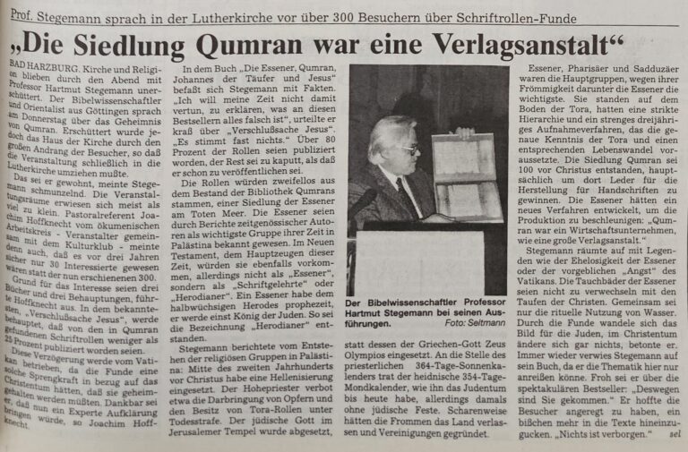 Prof. Hartmut Stegemann